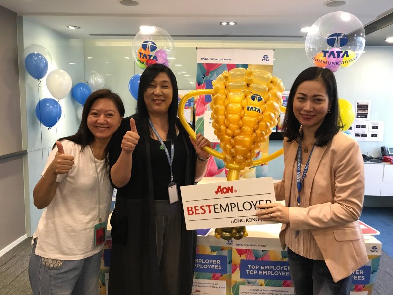 tata_comm's tweet photo. Excited to announce that we have been recognised as one of the Best Employers in Hong Kong for 2016! #AonBE2016 https://t.co/DUMVgS8ytq
