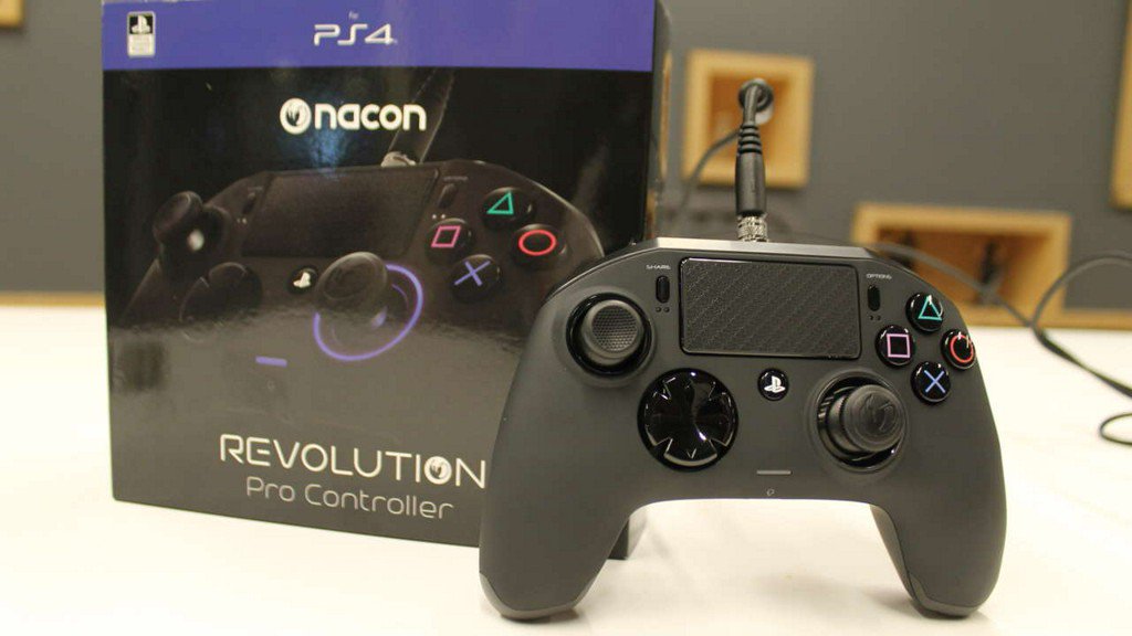 GameSpot's tweet photo. PS4 Nacon Revolution Pro Controller Unboxing And Impressions https://t.co/xHJg4SYaTj https://t.co/YKcO9jg3HU