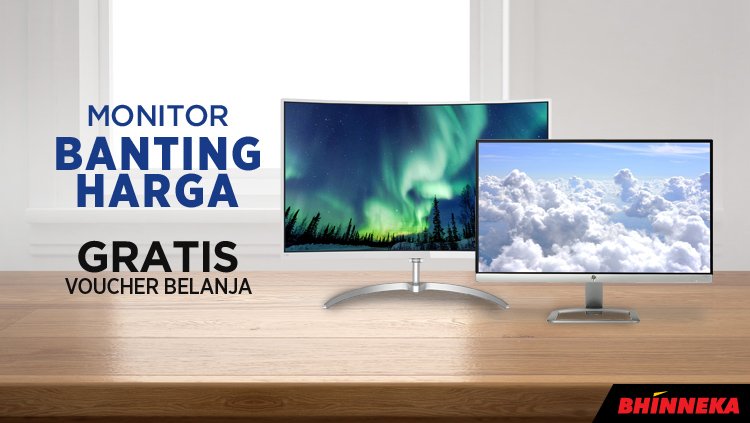 bhinneka's tweet image. #AsliBikinTenang itu bisa beli #MonitorPC baru dan dapat GRATIS Voucher Belanja. Hanya di bit.ly/MonitorBanting…. AYO beli! :)