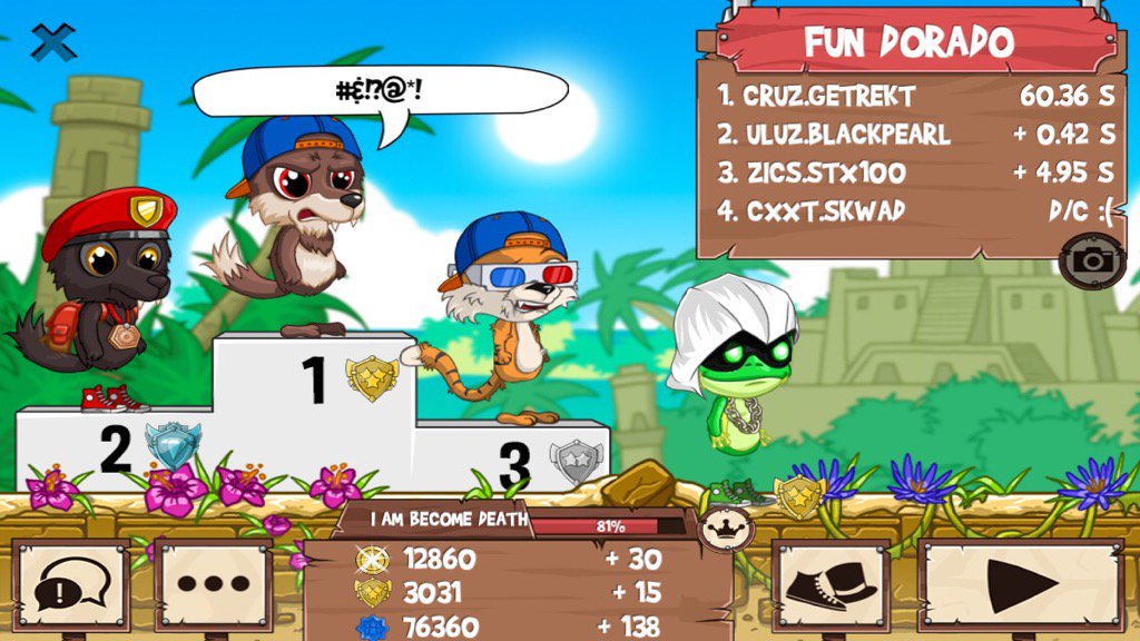getREKTFR's tweet photo. Get on my level, son! #funrun2 #BlackPearl #stx100 #SKWAD https://t.co/H7uMRwNHGT