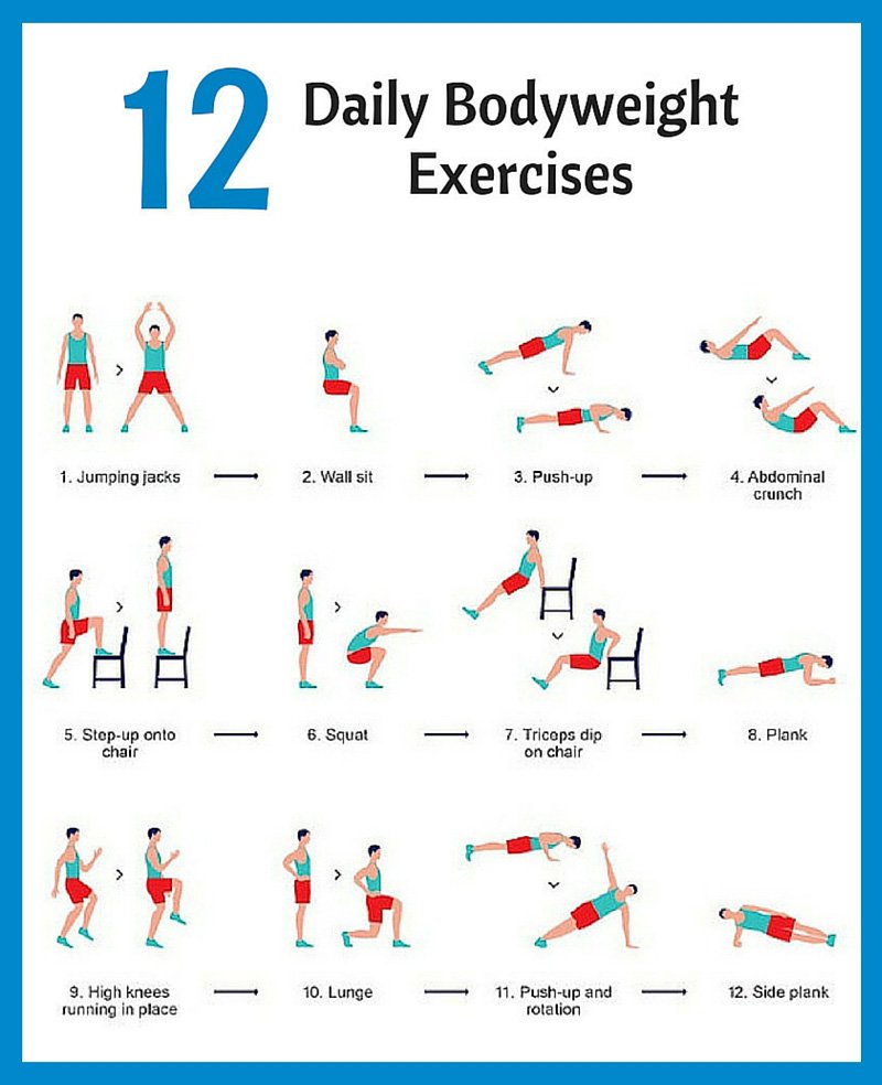 Daily body exercise sale