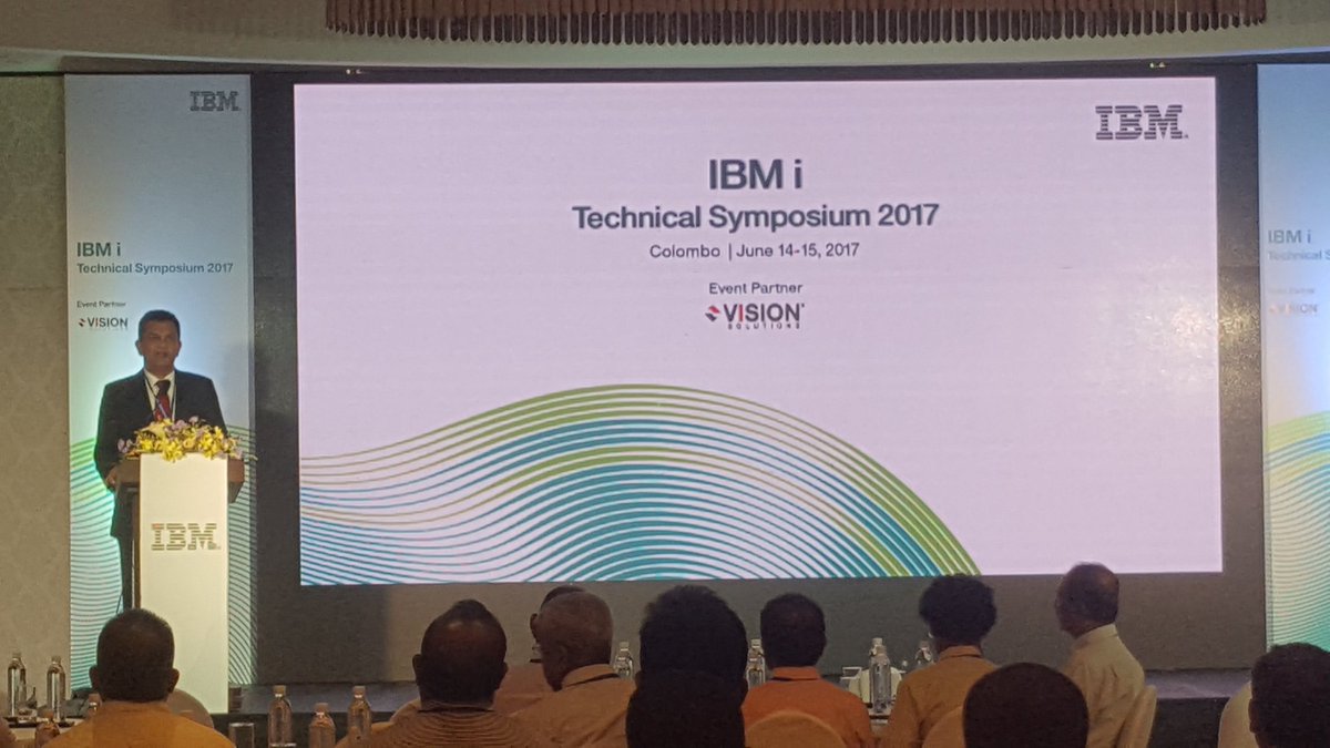 RanadeArati's tweet photo. At the IBM System i Tech Symposium in Colombo. Fullhouse with 100+ customers keenly understanding and discussing the roadmap #IBMi #ibmpower https://t.co/BCuFfdfSe9