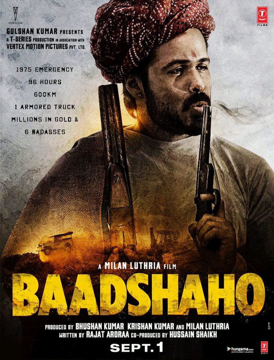ent_SAV's tweet photo. The Guns and Roses badass! @emraanhashmi in #Badshaho https://t.co/jT72wmURsS