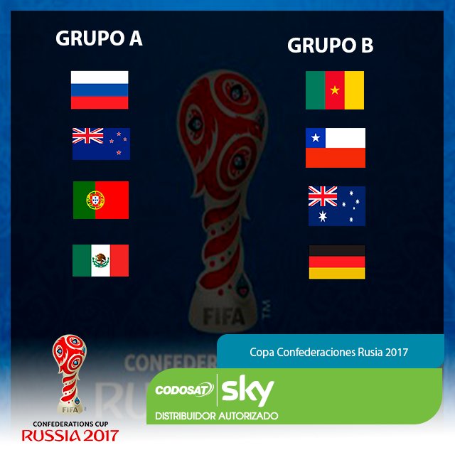 codosatpanama's tweet photo. Grupos de #CopaConfederaciones⚽, del sábado 17 de Junio al 02 de Julio. Consulta tu guía #SKY para más información. https://t.co/WJFJsQAMzU