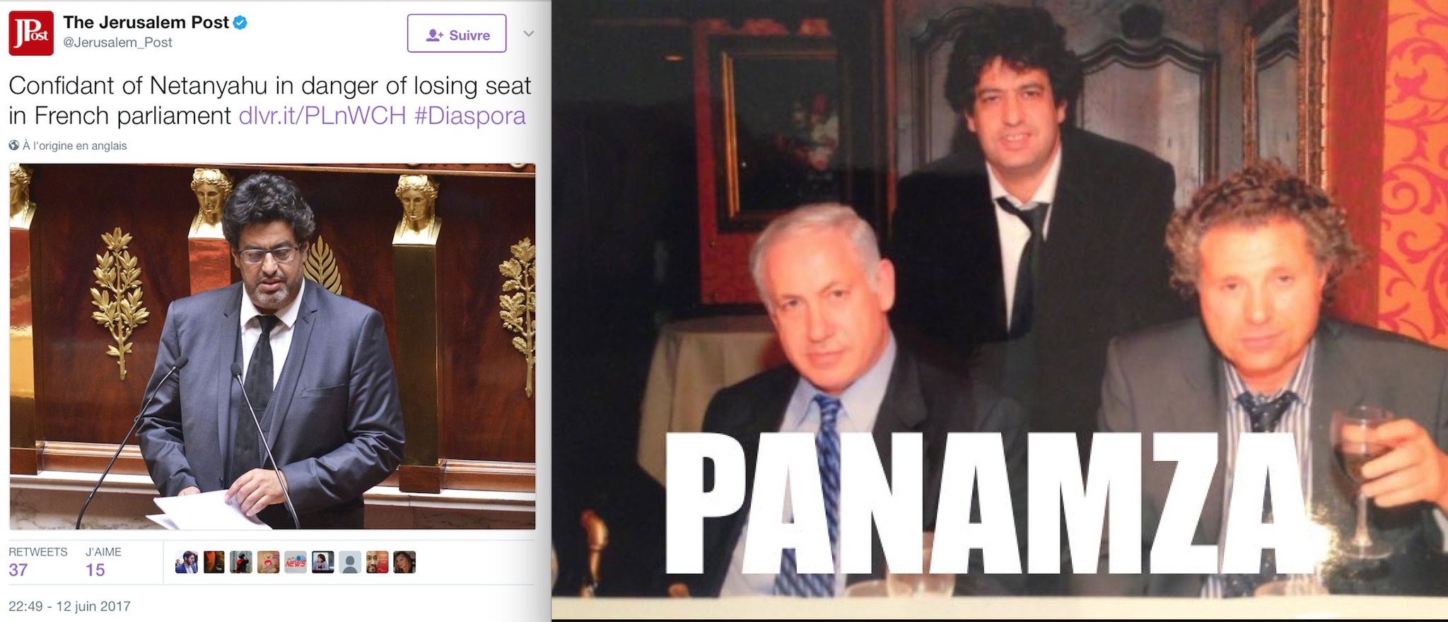 Agent n°1 de Netanyahou en France, le député Meyer Habib est donné perdant au second tour