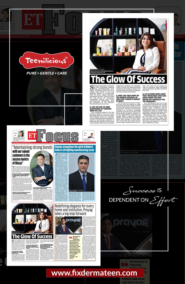 Fixdermateen's tweet photo. Time to say hurrah again!
Our journey of fixdermateen is featured in ET Focus.
Know more at https://t.co/lrzK3mNvMG
#fixdermateen #etfocus https://t.co/JMwPFjLgCI