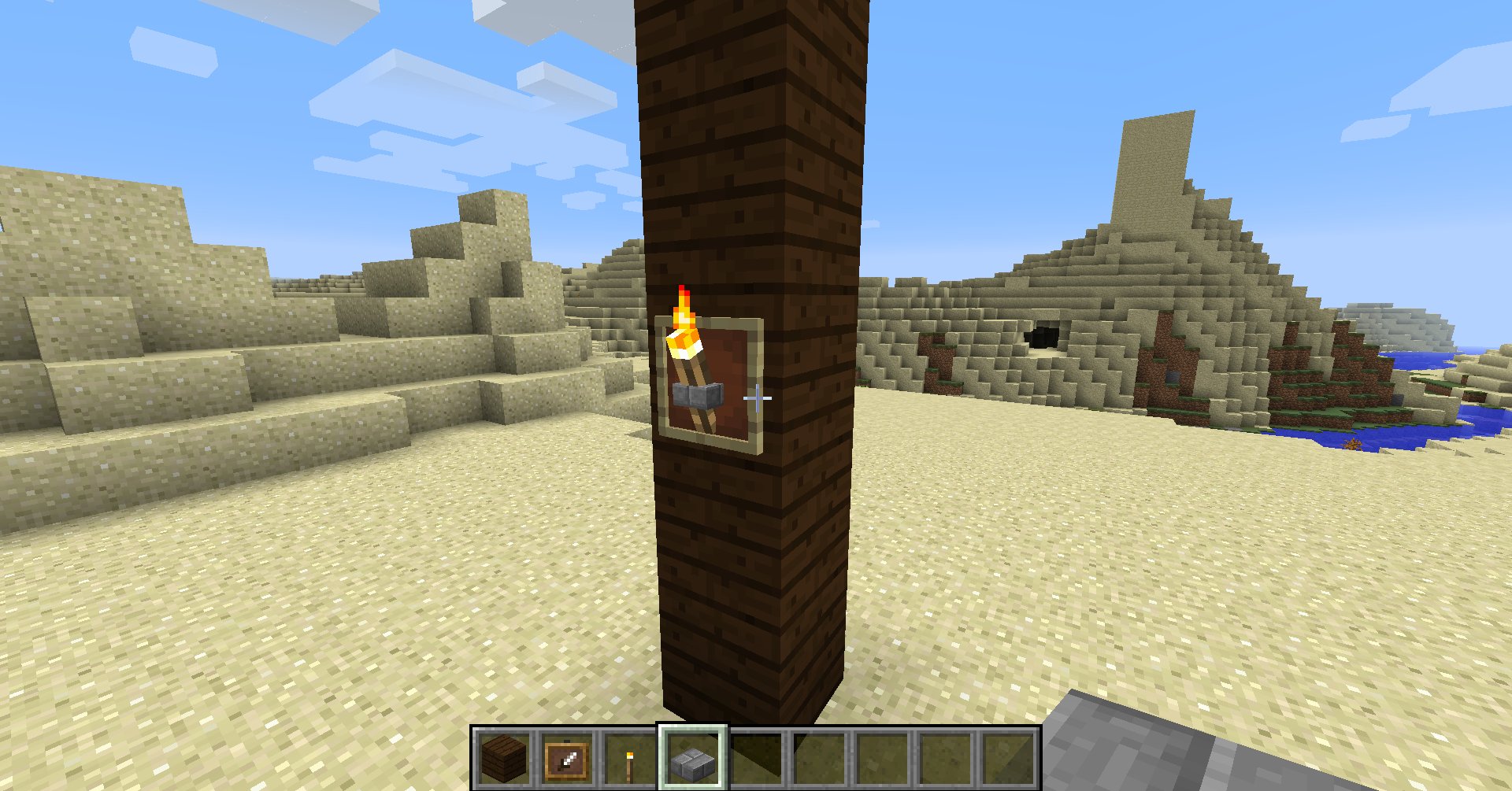 マックスむらい おしゃれ Rt Pipipikopipiko むらいさん 光源は松明が好きとおっしゃっていたのでこんな照明はいかがですか 1 松明を壁に刺す 2 シフトキーを押しながら額縁を置く 3 シフトキーを押しながら むらクラ T Co Ykhznzq3pf