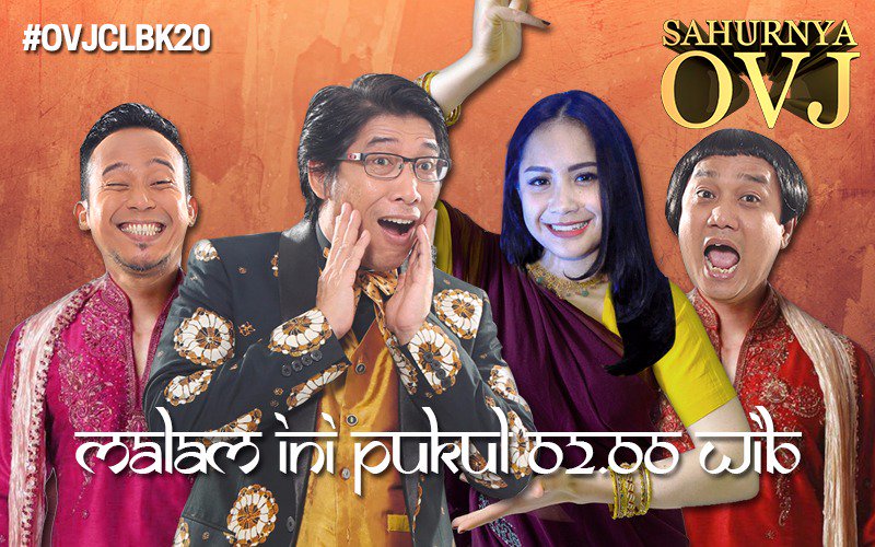 OVJ_kitelagi's tweet image. Malam ini Nagita Slavina dan para wayang akan memainkan cerita Bollywood! Jangan ketinggalan ya pemirsa! #OVJCLBK20