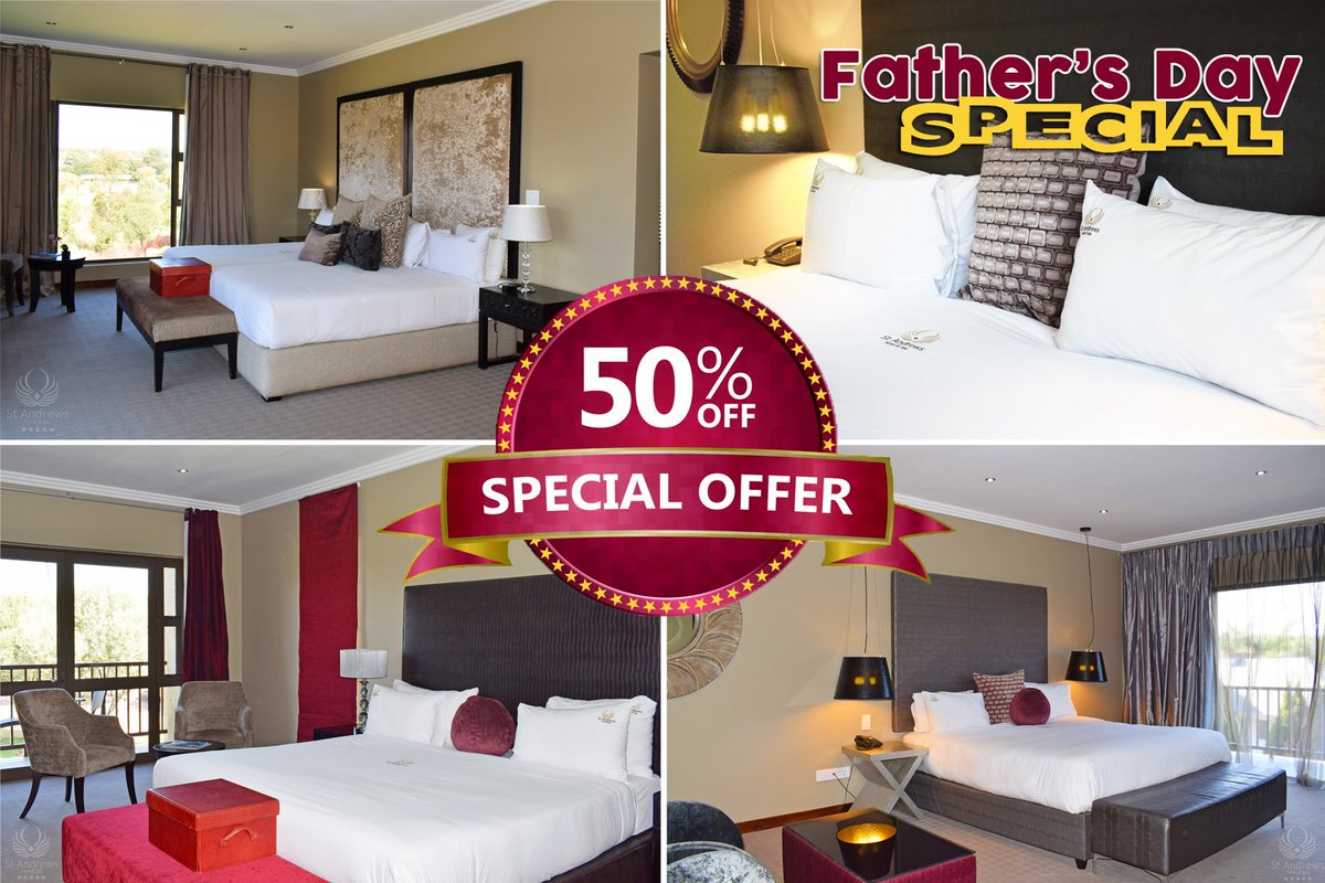 hotelianSA's tweet photo. BOOK NOW - Father's Day Special - 50% discount
https://t.co/4XO1hKzKIG https://t.co/RmVeFGQ8pR