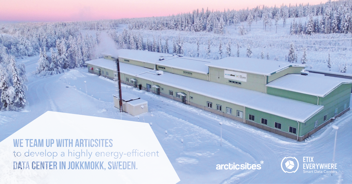 We are thrilled to team up with ArcticSites, to develop a #datacenter above the Arctic Circle in #Sweden: etixeverywhere.com/wp-content/upl… #Jokkmokk