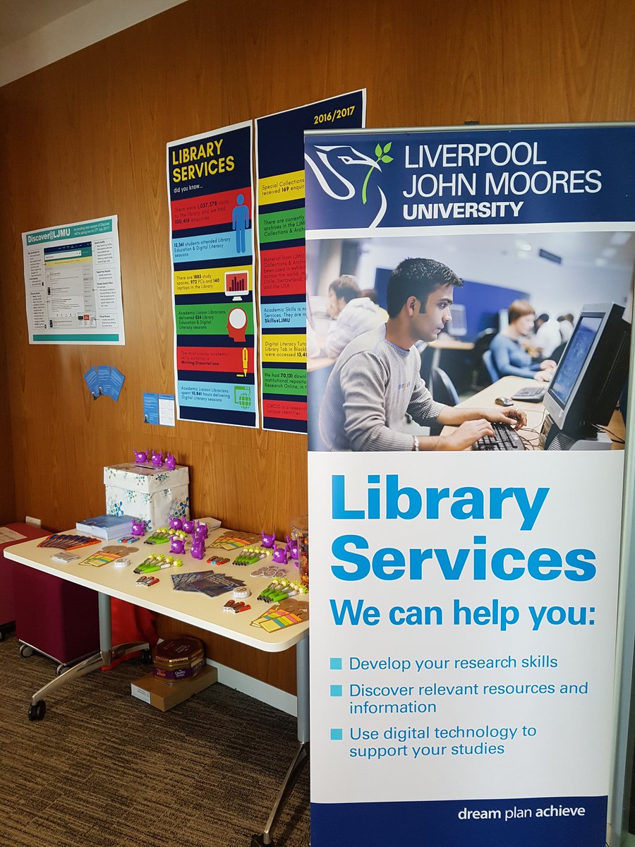 dmc_burgess's tweet image. Good morning! Library Services are up and running at the Teaching &amp;amp; Learning Conference. Come along &amp;amp; join our Library Challenge #LJMUTLC17