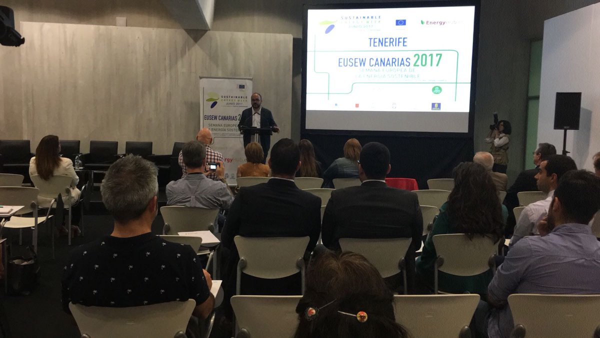 Inauguracion de #EUSEW17 en Tenerife arrancamos un dia lleno de interesantes ponencias, anímate  a darte un salto al <a href="/Auditoriotfe/">Auditorio de Tenerife</a> ☺🍃