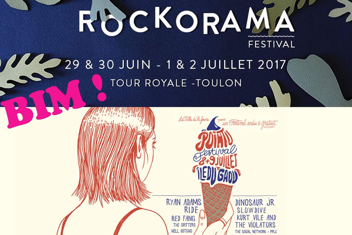 Une semaine après le Rockorama Festival rdv sur l'île du Gaou pour le Pointu Festival ! Lucky u 💙
