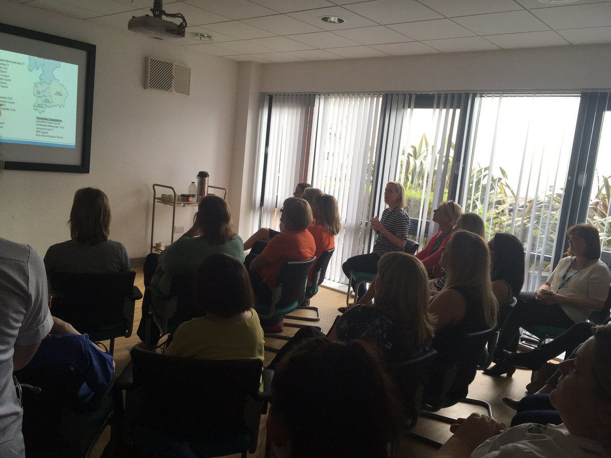 JennytheM's tweet photo. Pauline Tschbotko head of #FDMarketplace @BlackpoolHosp presenting #FiveYearForward plan of @NHSEngland #STPs mentioned -helicopter overview https://t.co/VxRv4GGAZP