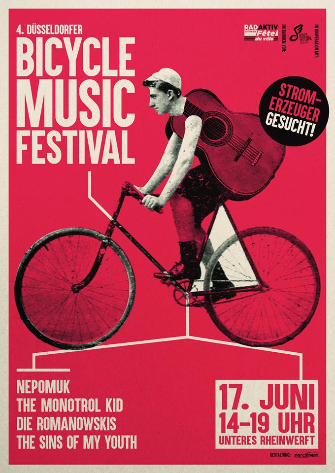 acoustic_dus's tweet photo. Tickets gewinnen: Stromerzeuger für die Bühne des 4. Düsseldorfer Bicycle Music Festival gesucht. Infos hier: https://t.co/c3zpsOGgFc https://t.co/DoW9axjqmO