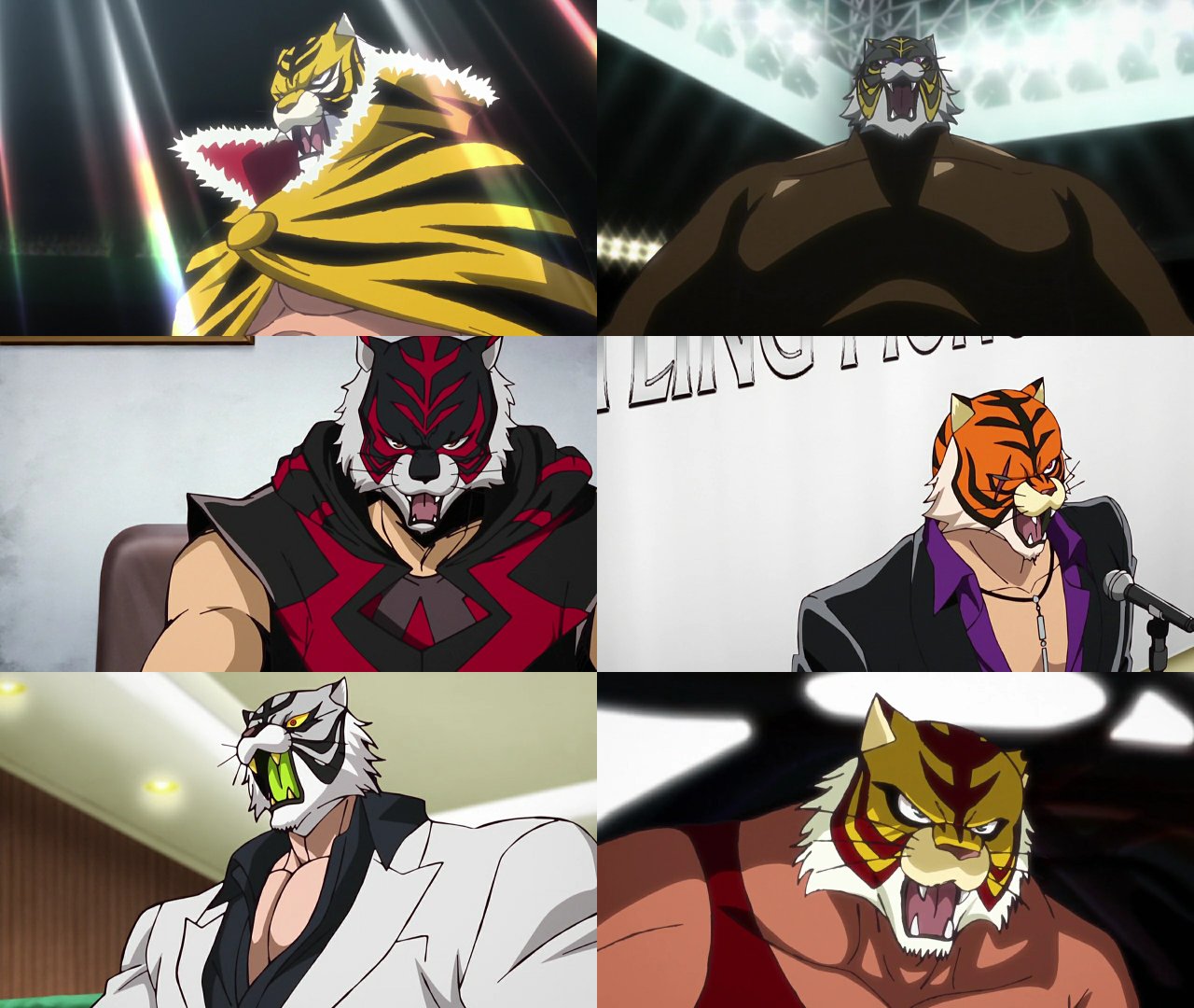 Garland 左上から下に向かって タイガーマスク タイガー ザ ダーク タイガー ザ グレート ザ サード タイガー ザ ブラック ビッグタイガー ザ セカンド キングタイガー です T Co Xtzhhxnvw5 Twitter