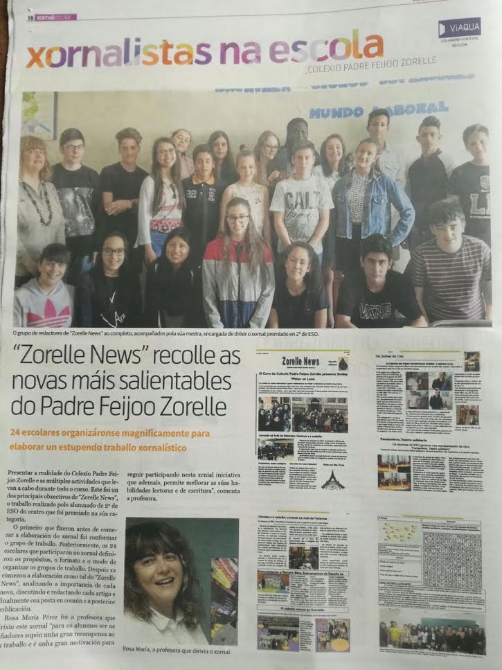feijoozorelle's tweet photo. Parabéns aos alumnos premiados no concurso Xornalistas na Escola de @LaRegion e ás súas profes @bioxeozorelle, Rosa e Tamara! https://t.co/AwnHAAyR3Q
