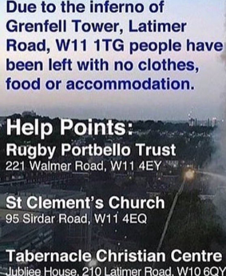 Londoners - here's how you can help in the aftermath of the tragic Grenfell Tower fire