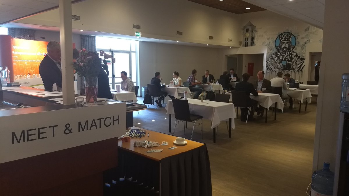 De #Meet&amp;Match door <a href="/KVK_NL/">Kamer van Koophandel</a> en <a href="/EENnl/">EEN Netherlands</a> is zojuist begonnen! #Ontmoeten #Ondernemen #photonics2017 #vrm17