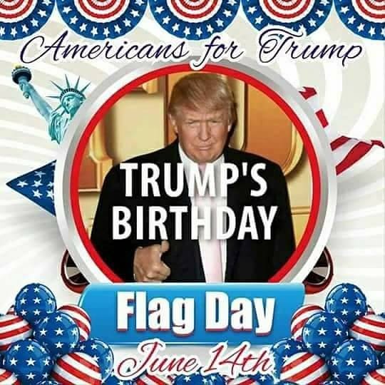 HAPPY  BIRTHDAY \ DONALD TRUMP *** 