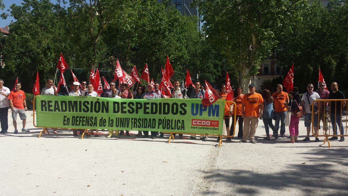 La única JUSTICIA hoy es la NULIDAD y la READMISIÓN de los DESPEDIDOS #EREUPM