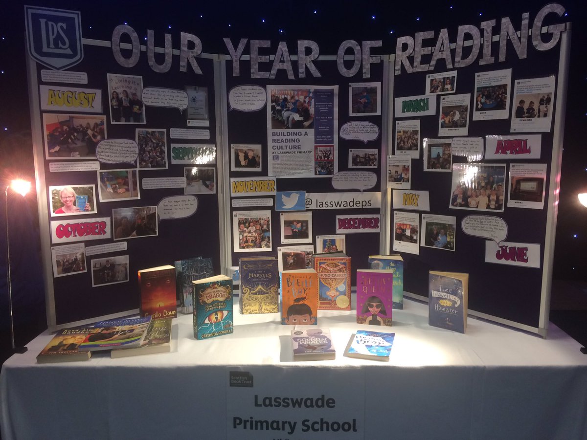 lasswadeps's tweet photo. So excited to be here at the #FMReadChallenge sharing Lasswade's reading journey this year @FMReadChallenge #LPSloves2read https://t.co/s9ebyUf3FP