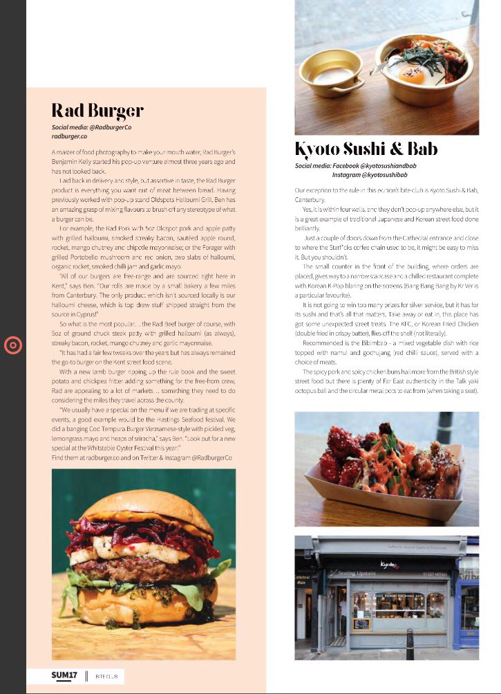BITE CLUB: Top street food in #Kent Ft. <a href="/RadburgerCo/">Rad Burger</a> #burgers &amp; <a href="/pizzafedericci/">Pizza Federicci</a> at <a href="/WesterhamBrew/">Westerham Brewery 🍻</a>   #keepitkent cenemagazine.co.uk