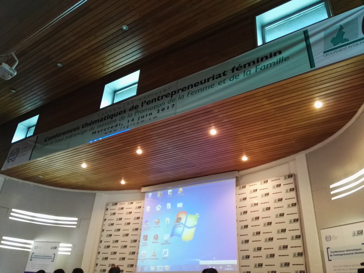 bkepseu's tweet photo. Lancement des conferences thematiques de l entreprenariat feminin au GICAM.. https://t.co/R3epLeircx
