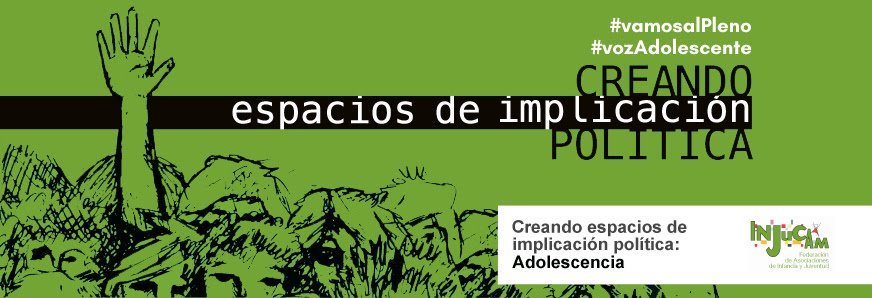 Hoy un grupo de adolescentes de <a href="/Fed_Injucam/">Federación INJUCAM</a> presenta propuestas de cambio para la ciudad en el pleno de @Madrid #vamosAlPleno