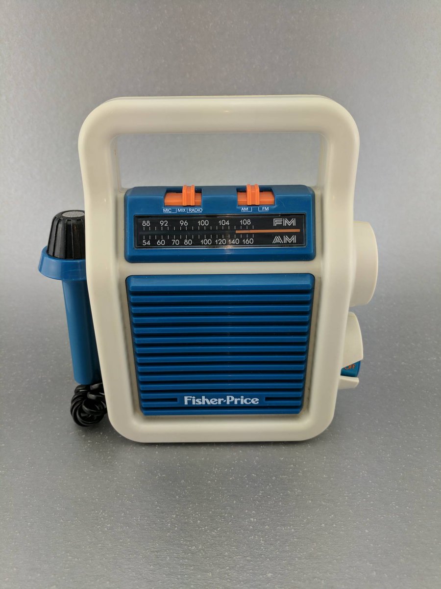 fisher price radio with microphone
