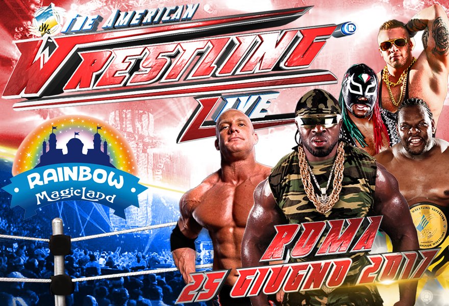 IWSWRESTLING's tweet photo. Sabato 25 Giugno arriva il Grande Wrestling IWS a Roma live
a @RainbowMagic__ con The American Wrestling Show! https://t.co/HmH7T6MnJj https://t.co/ZWwhnNWAhZ