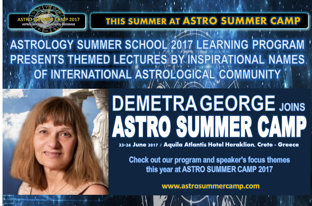 astrosummercamp's tweet photo. Demetra George joins our lecturers team of Astrology Summer School Program at ASTRO SUMMER CAMP 2017 this June! 
https://t.co/618hZSVMvh https://t.co/HKfogOuC45