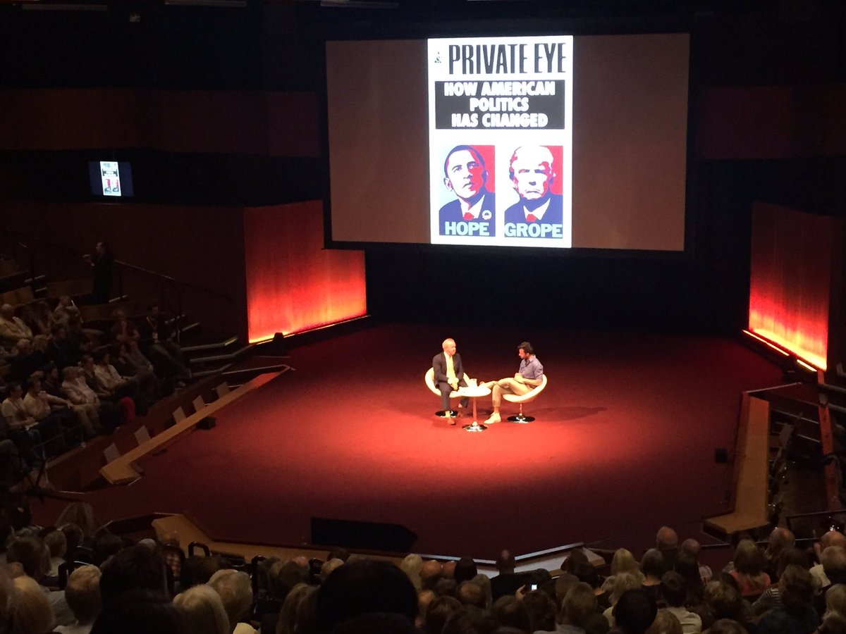 NextDoorFilmsUK's tweet photo. Great talk from Ian Hislop about the role of satire in our current political climate at @sheffdocfest https://t.co/l26U75BWhm