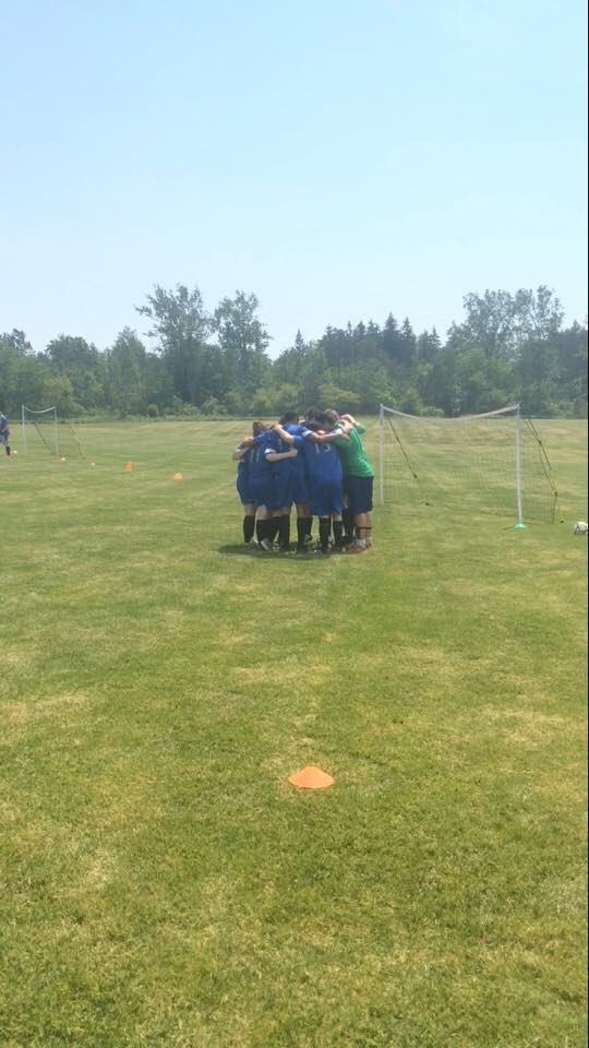 GREC: student initiated huddle defines teamwork... so proud!