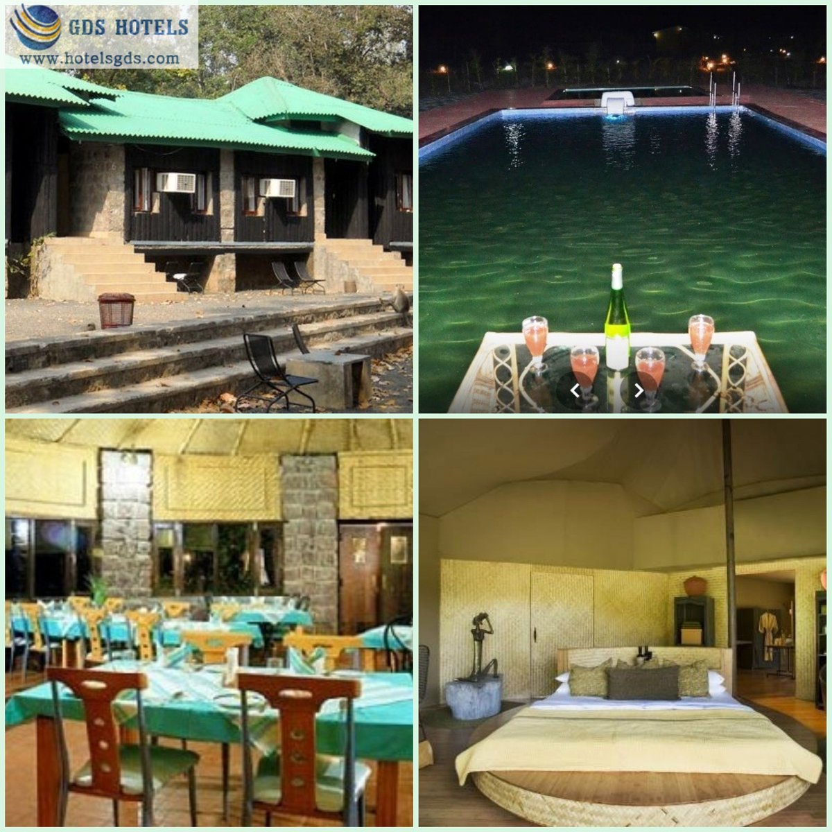 GDSHOTELS1's tweet photo. #MPTDC-#BaghiraLogHuts-Kisli, Kanhais a two star hotel located in Kisli, near the periphery of #KanhaNationalPark. https://t.co/xx9XNmEJ0I