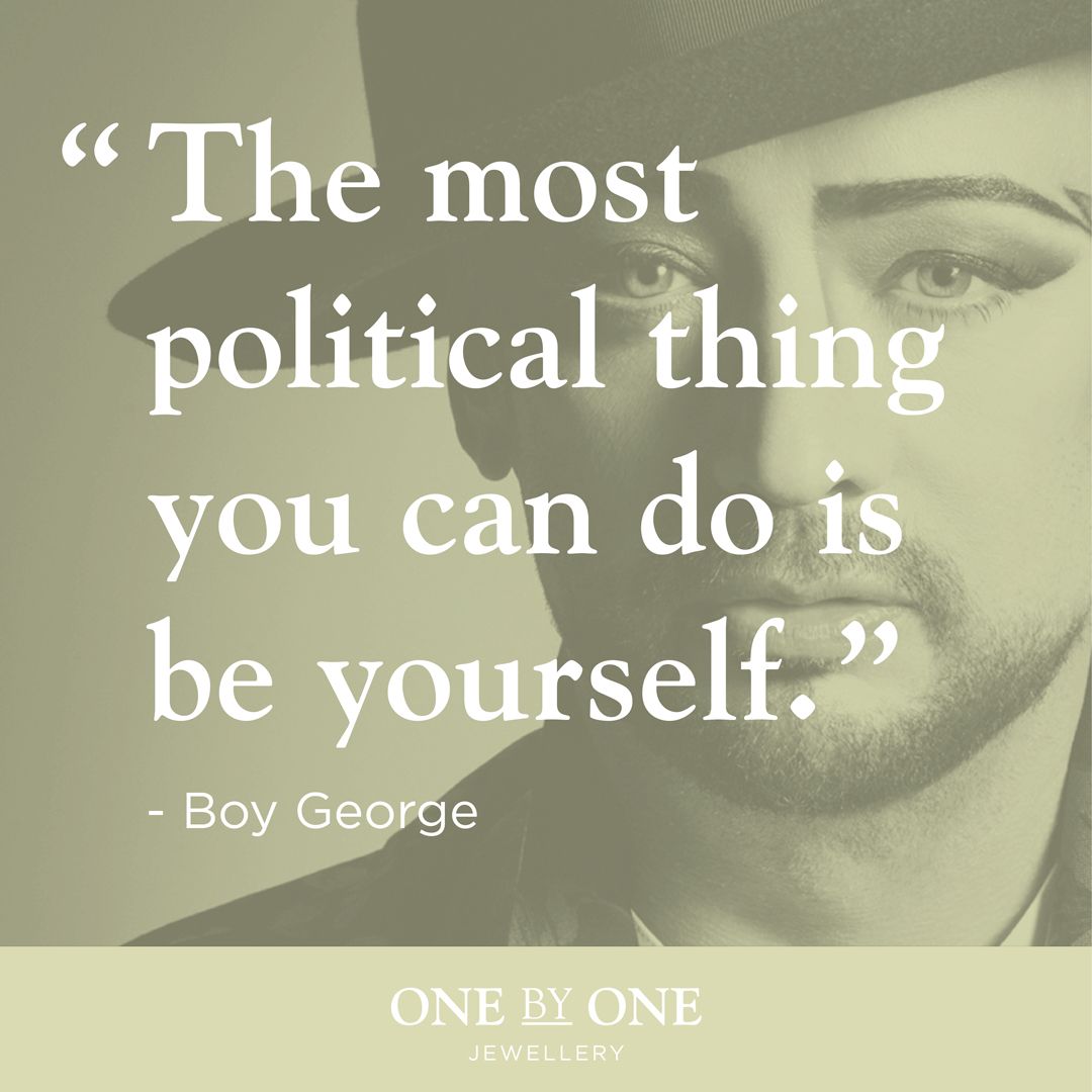 Happy birthday to the legendary Boy George!      