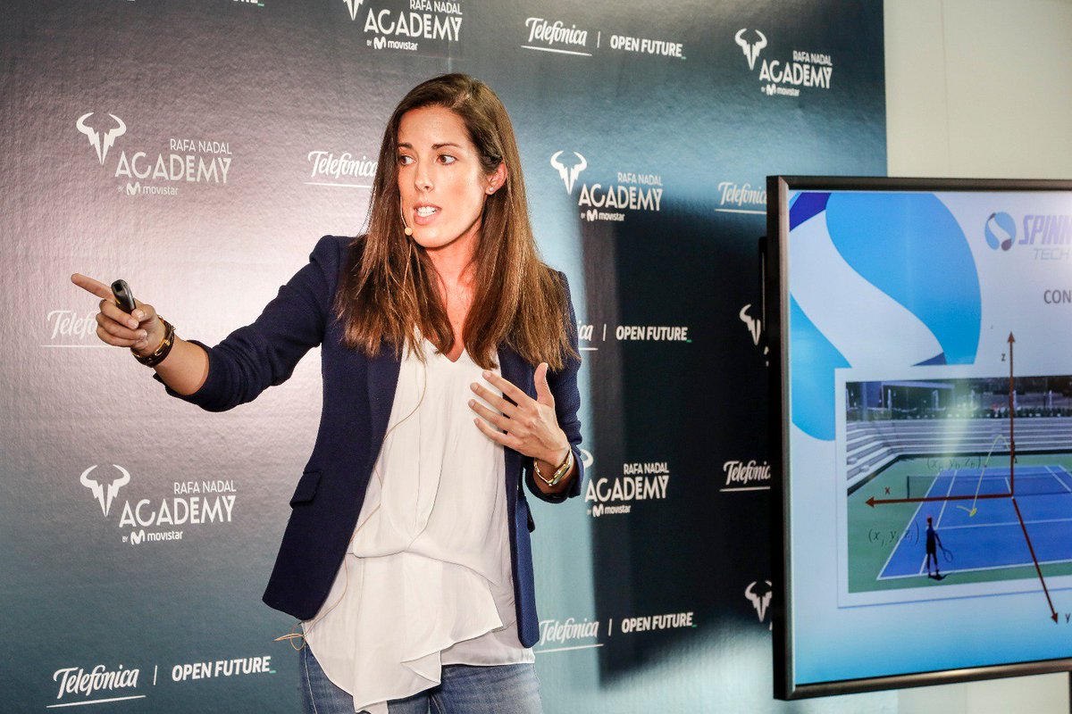 rnadalacademy's tweet photo. Today @Telefonica and @RafaelNadal presented the tech startups that will work with the #RafaNadalAcademy! @OpenFuture_ https://t.co/sm1Rg2ccry