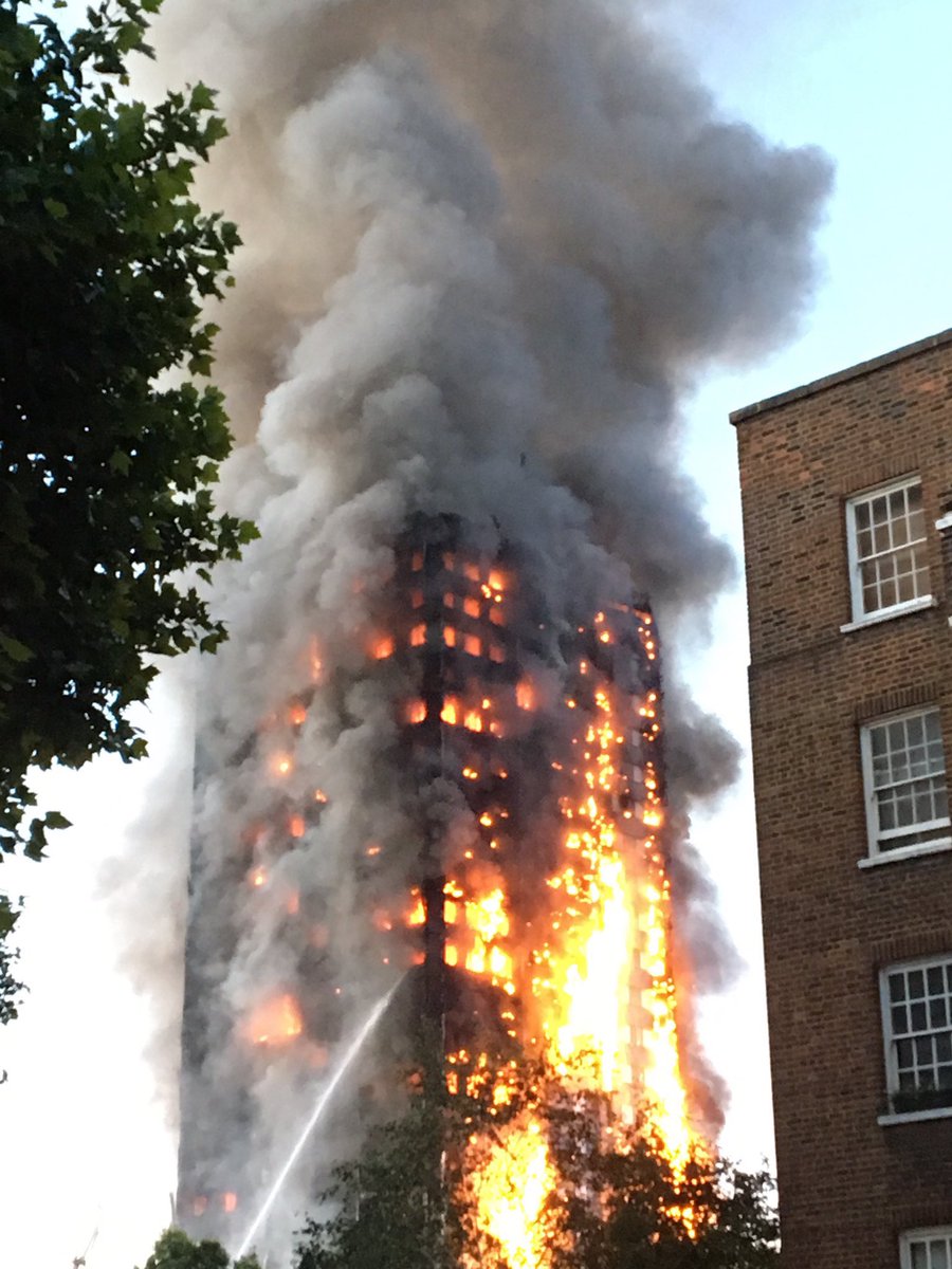 As others run out, we march in and do the best we can in our efforts. Thoughts and prayers to all involved #grenfalltower #999Family