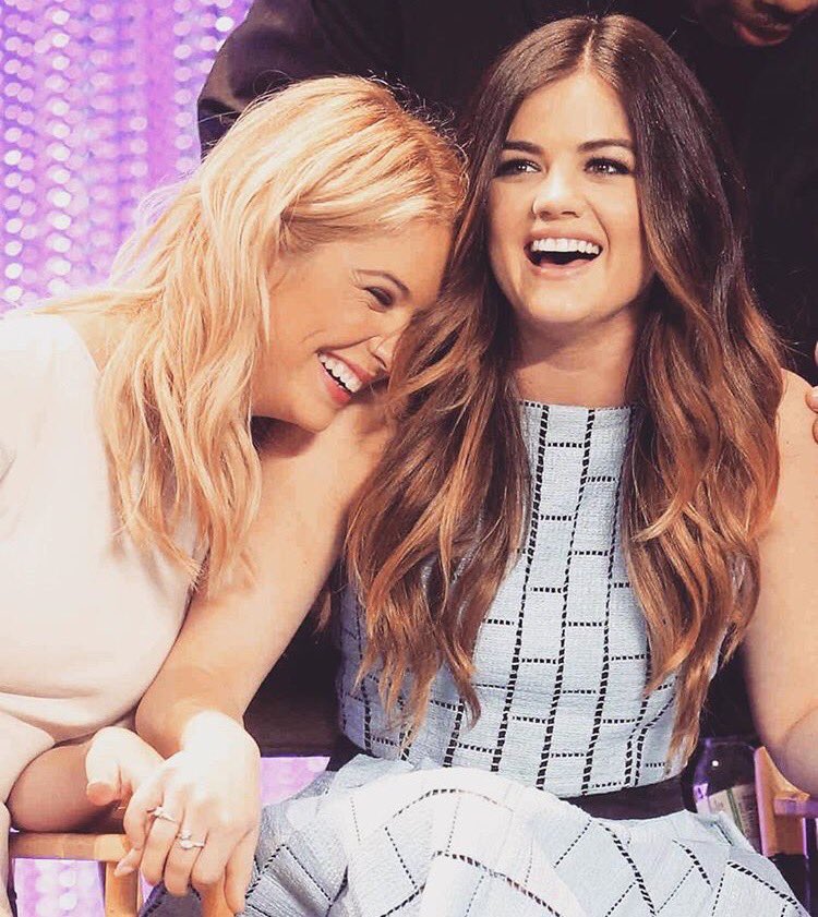 Happy birthday to Lucy Hale. Her friendship with Ashley is so cute and pure 