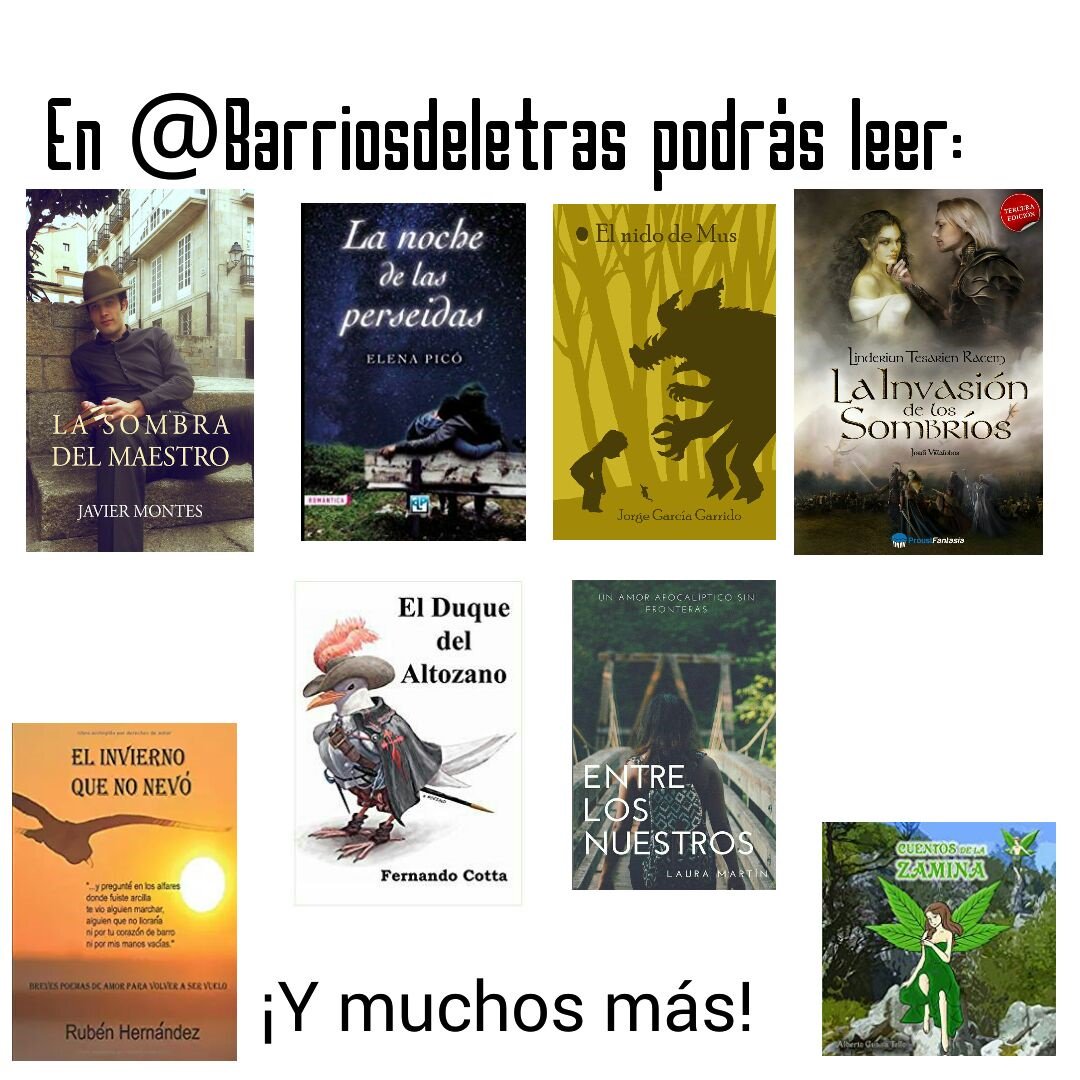 Fcotta63's tweet photo. ¿Qué mejor sitio para conocer #escritores que #BarriosdeLetras? Vente a #leer nuestras obras y coméntalas. https://t.co/Rt6eKMhKYz https://t.co/l0YCLYVbHe