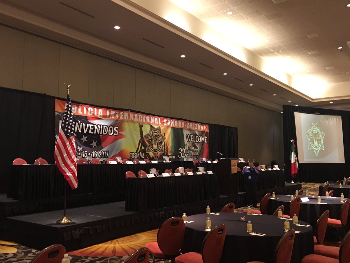 Listos!! por iniciar #32Conferencia. <a href="/PISAOrg/">PISA Org</a> Tucson Arizona Policía Internacional Sonora Arizona