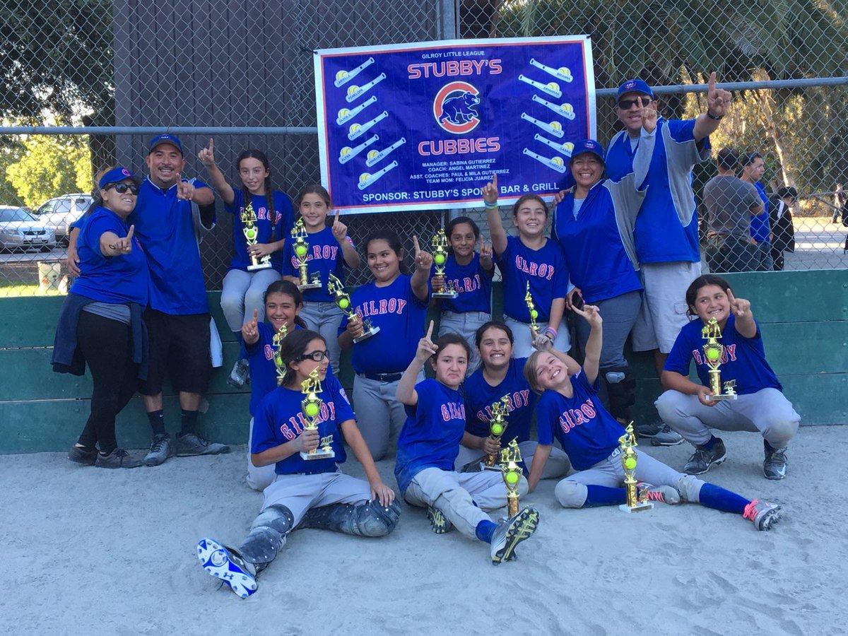gilroyll's tweet image. 2017 Girls Minors Champions CUBS