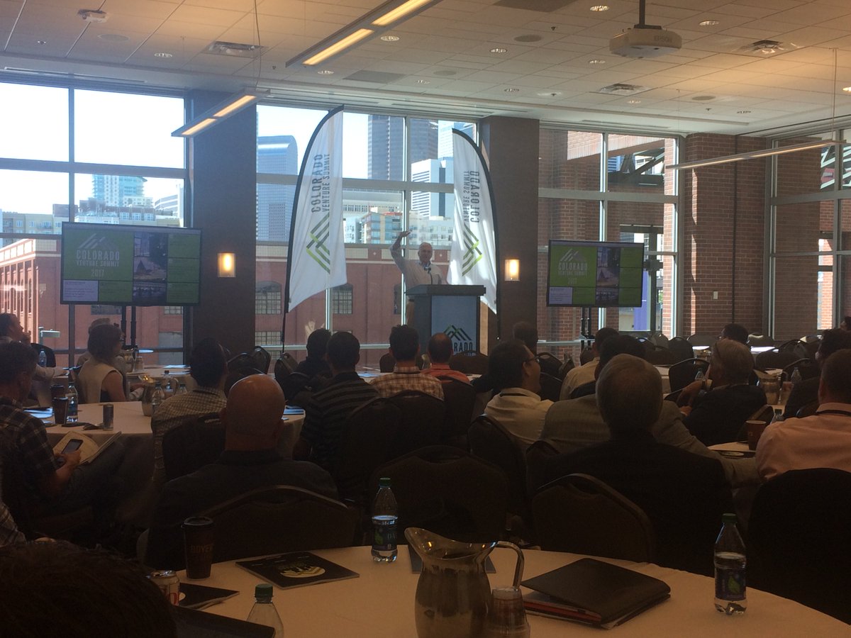 The sold out #ColoradoVentureSummit is off to a great start w/ a keynote from Gen. George Casey on leading under uncertain circumstances