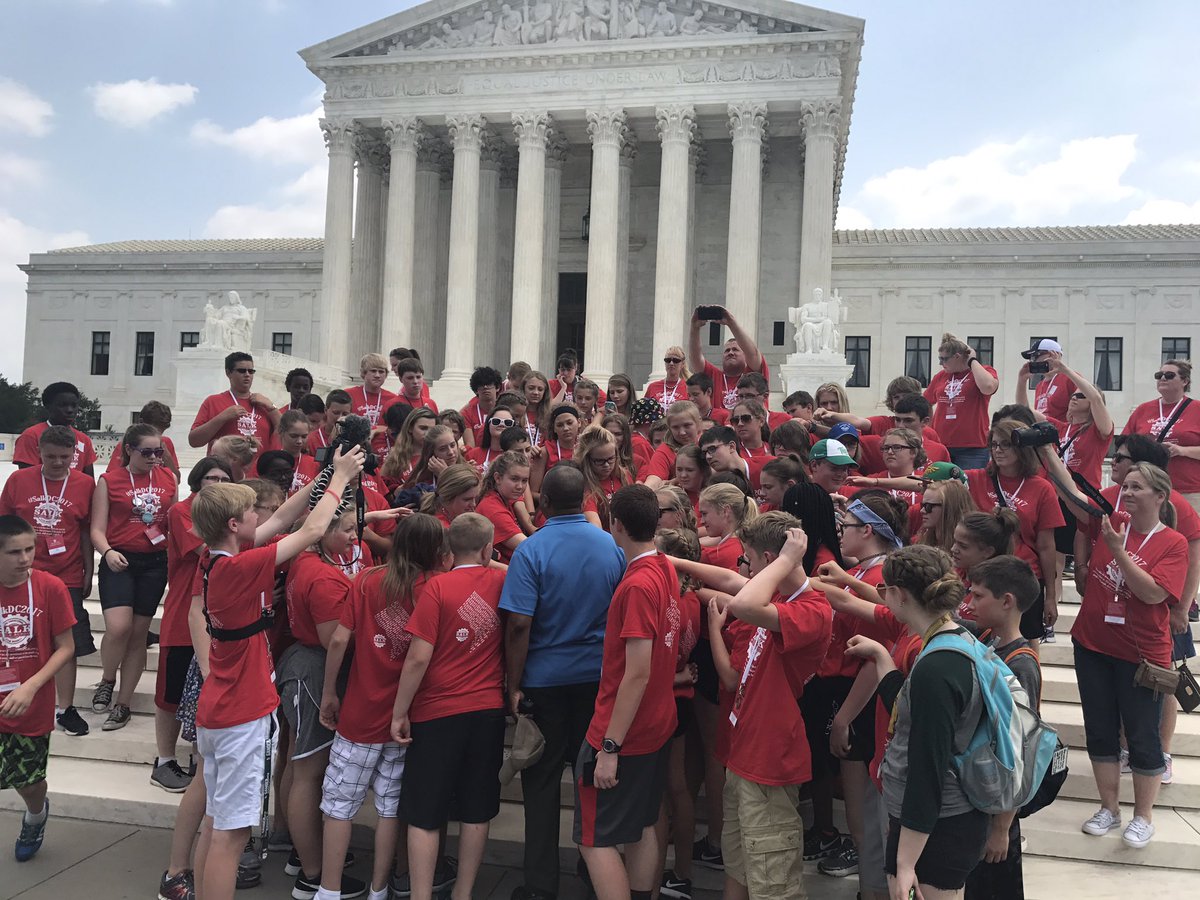 kdoubleya's tweet image. Capital, library of congress and Supreme Court. #SalkDC2017