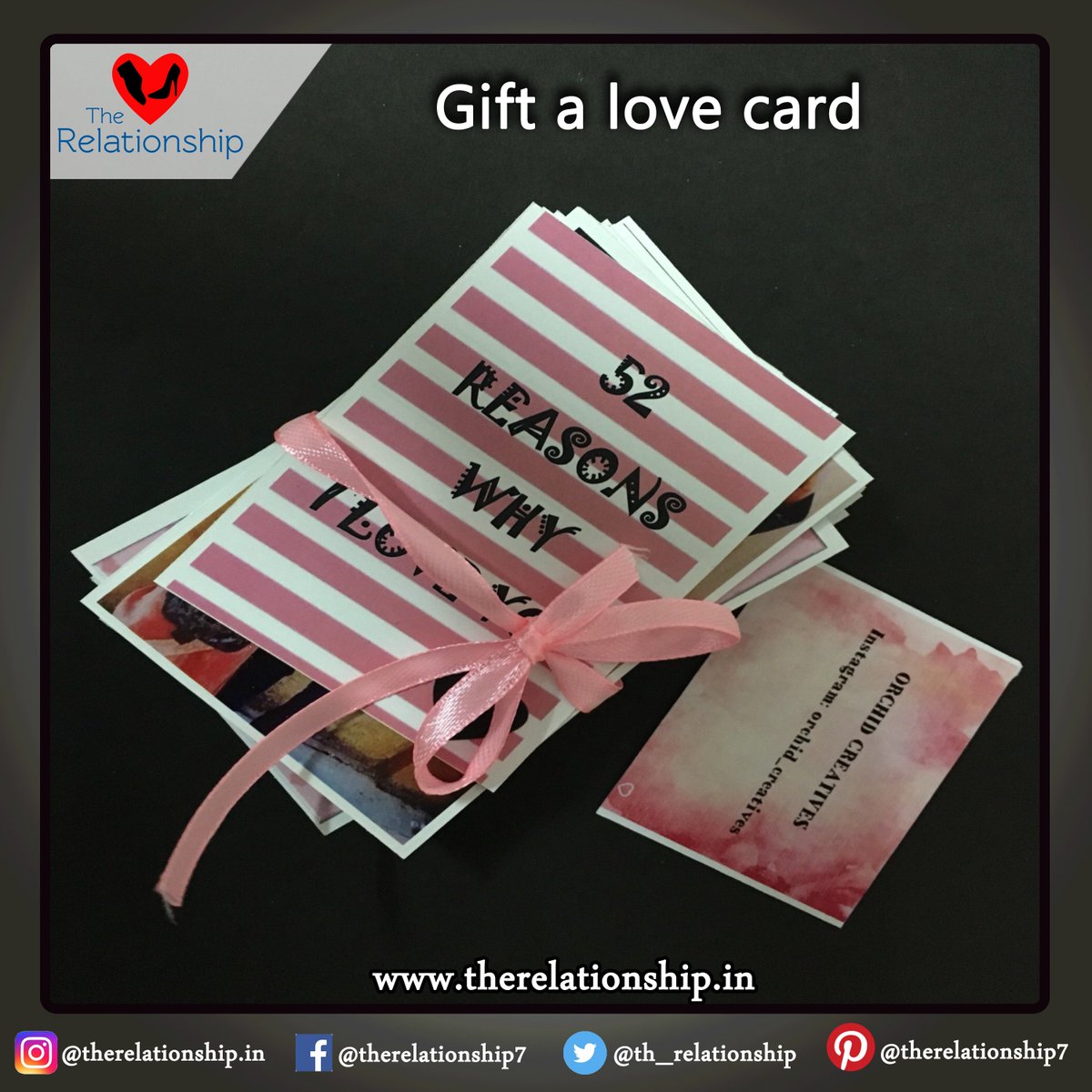 Tell them the 'Reasons for your Love <3'!
therelationship.in

#TheRelationshipIndia #relationshipgoals #love #giftforhim #giftfirher