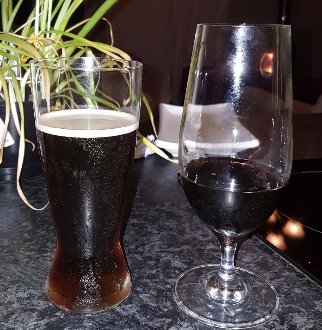 I may not be at the <a href="/SouthYeasters/">South Yeasters</a> meeting but I'm still enjoying C's dunkel  Weiss and choc oatmeal stout