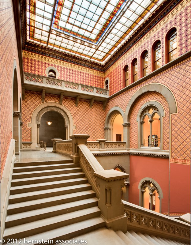 New York State Capitol Staircase. #leopoldeidlitz #newyork #architecturalphotography <a href="/NYS_OGS/">NYS General Services</a>