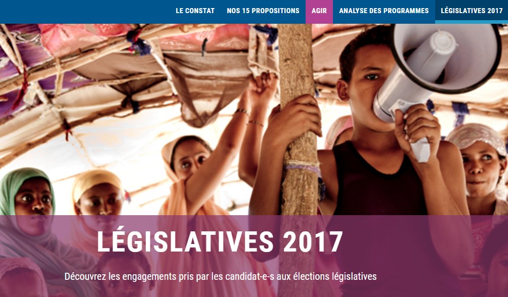 ManonCastagne's tweet photo. .@GillesLeGendre 27 candidats IDF aux #legislatives2017 sont engagés pour la #Solidarite2017 avec @ccfd_tsolidaire @oxfamfrance Pq pas vous? https://t.co/WZ36YuDeTV