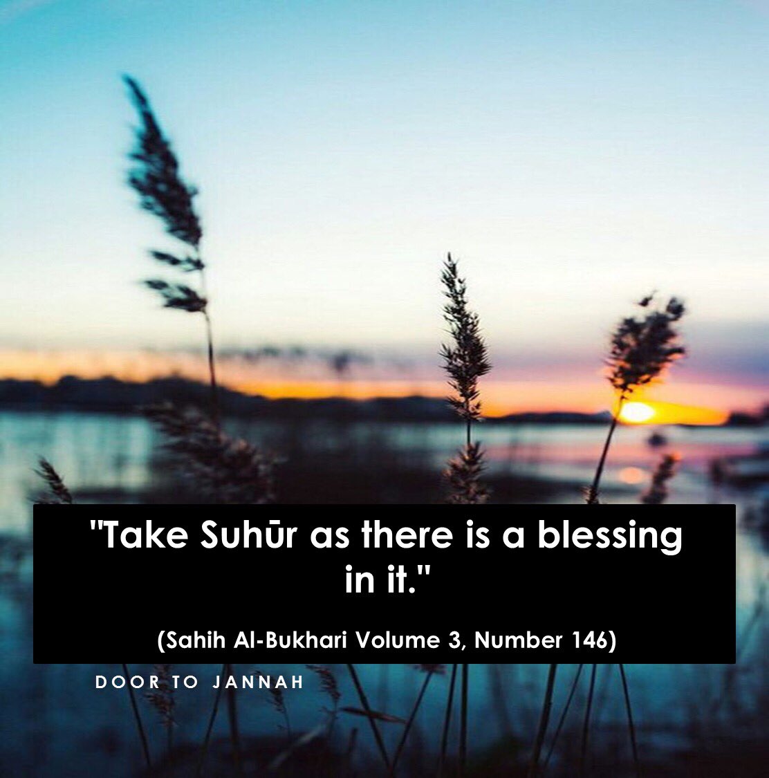 doortojannah's tweet photo. "Take Suhr as there is a blessing in it." https://t.co/7Vkm1gWp7I