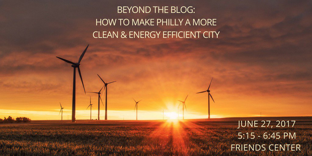 greenphilly_'s tweet photo. Interested in becoming more energy efficient? Join us on June 27 for Beyond the Blog: https://t.co/VHKsDhU8S3 https://t.co/dLeoto1dHe